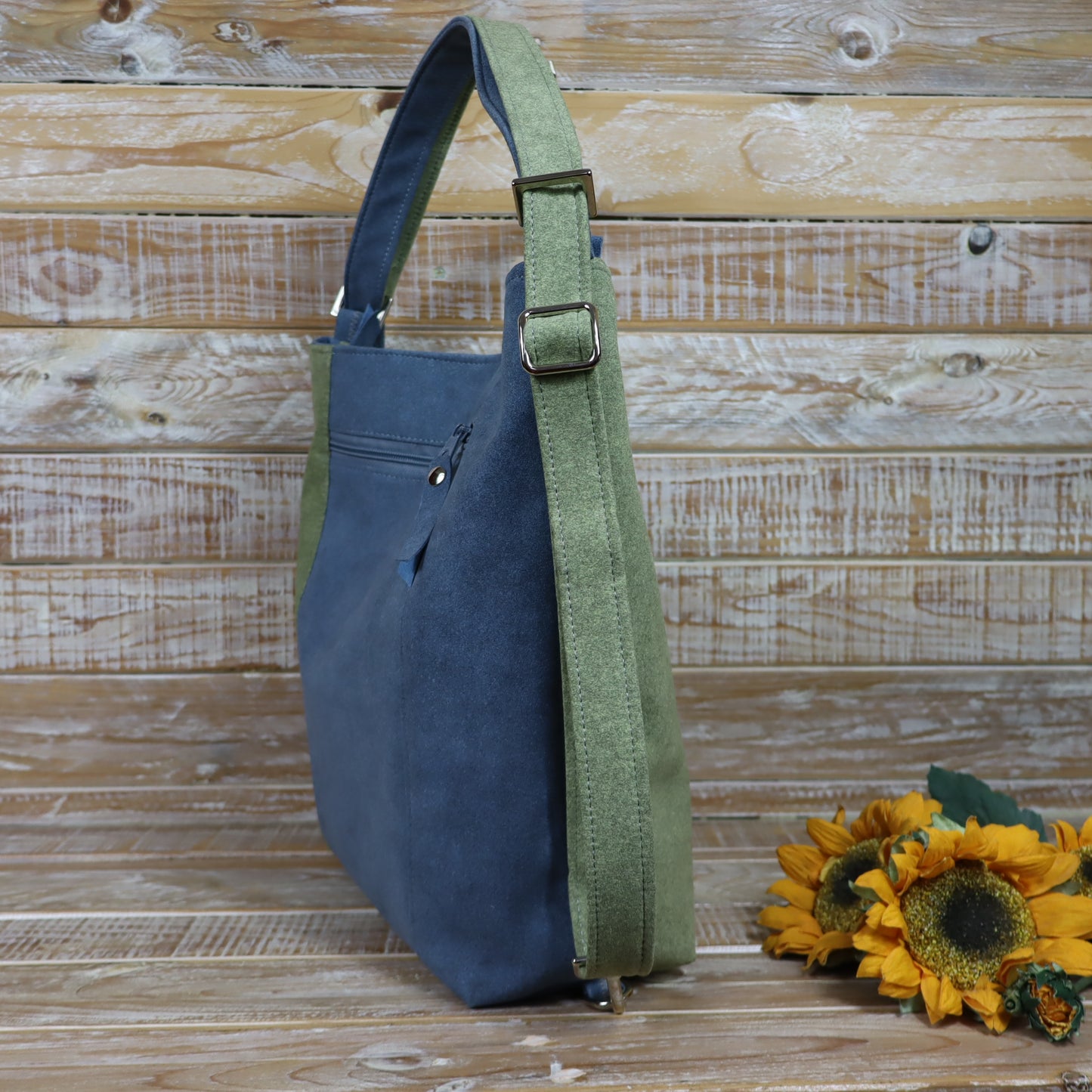 Borsa Zaino verde azzurro