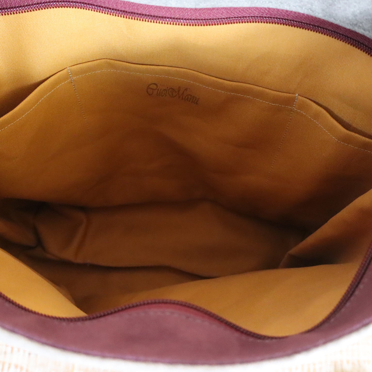 Grün Lila Rucksack Tasche