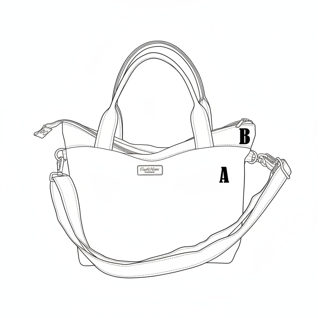 Grün Lila Rucksack Tasche