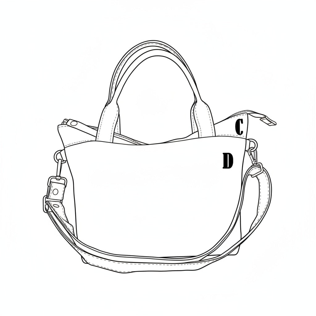 Grün Lila Rucksack Tasche