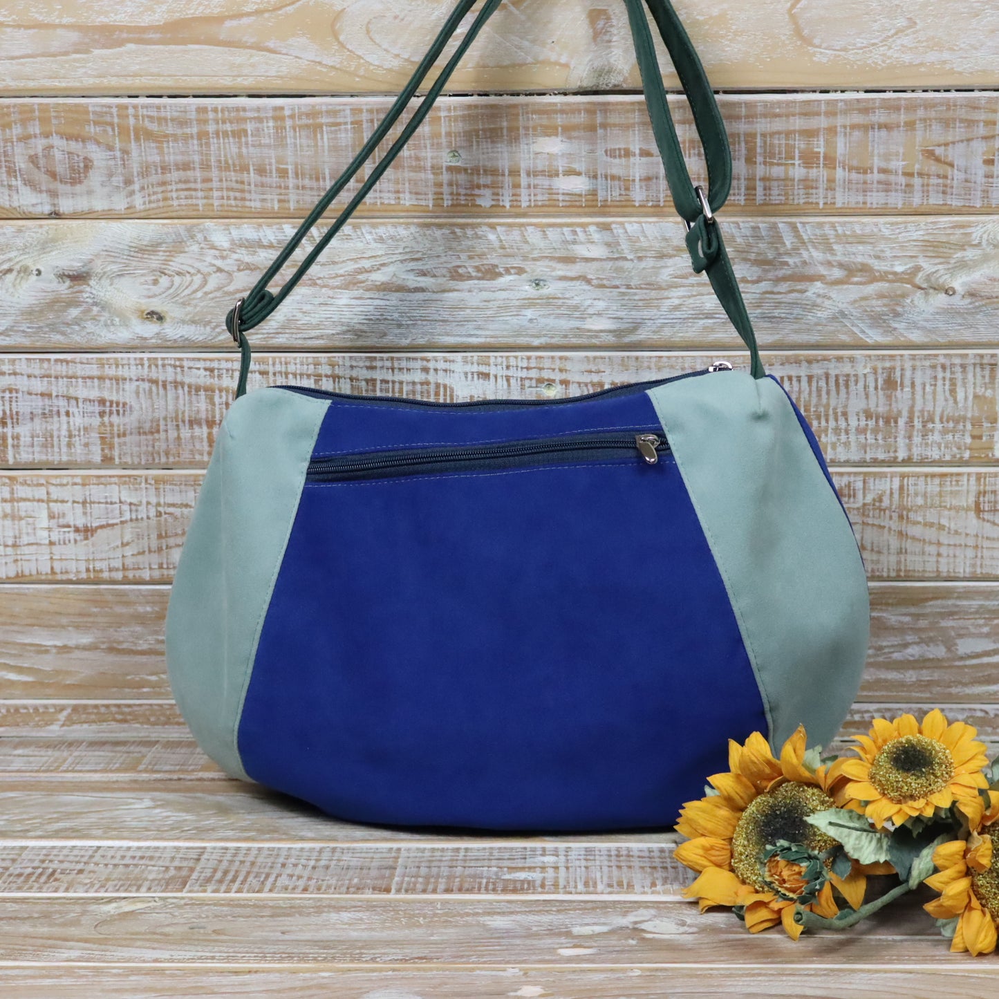 Livia Hobo Bag verde blu