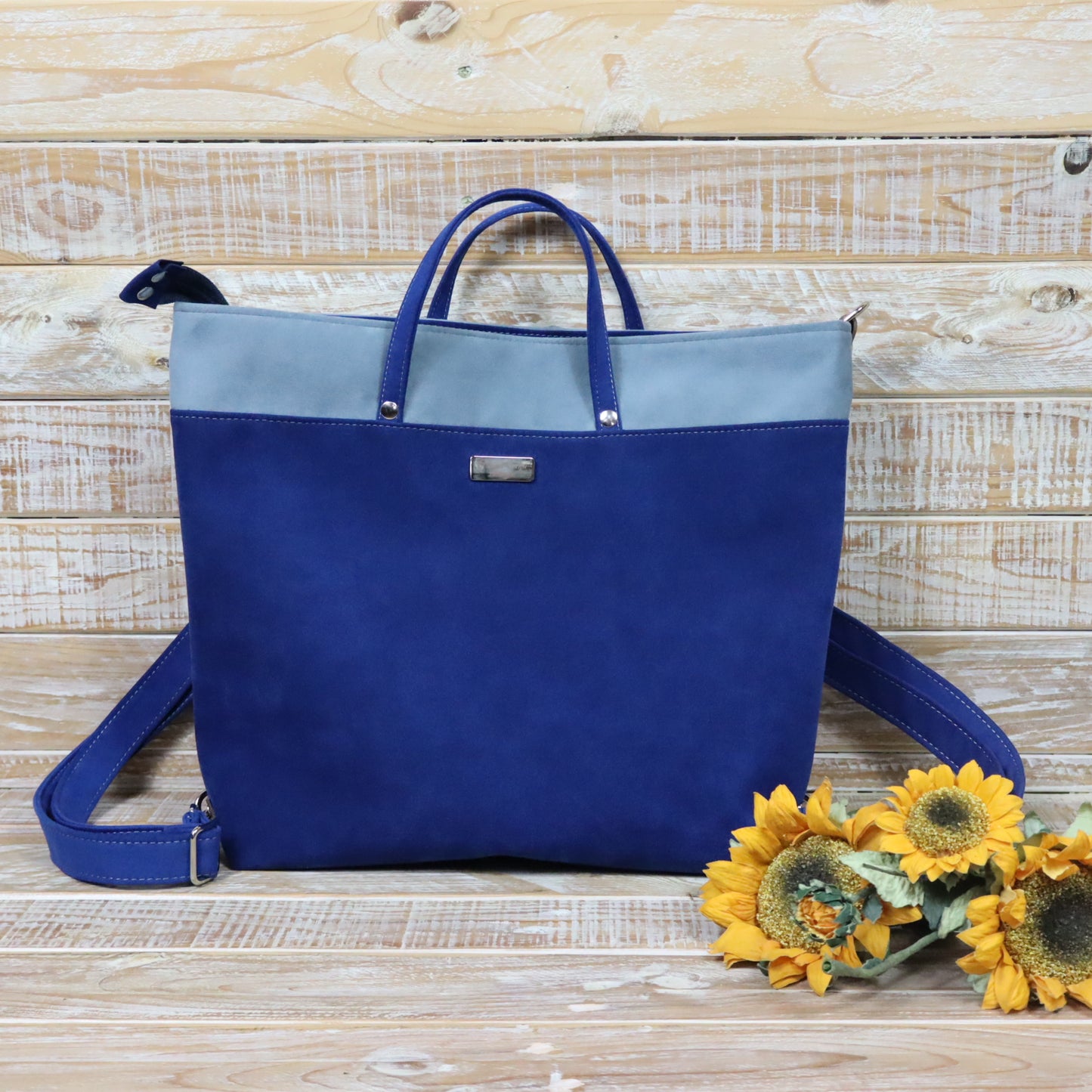 Anselma Borsa Zaino - blu