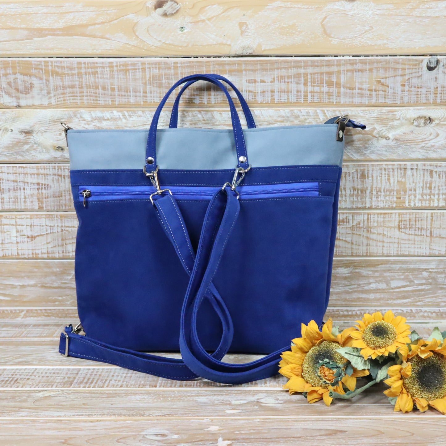 Anselma Borsa Zaino - blu