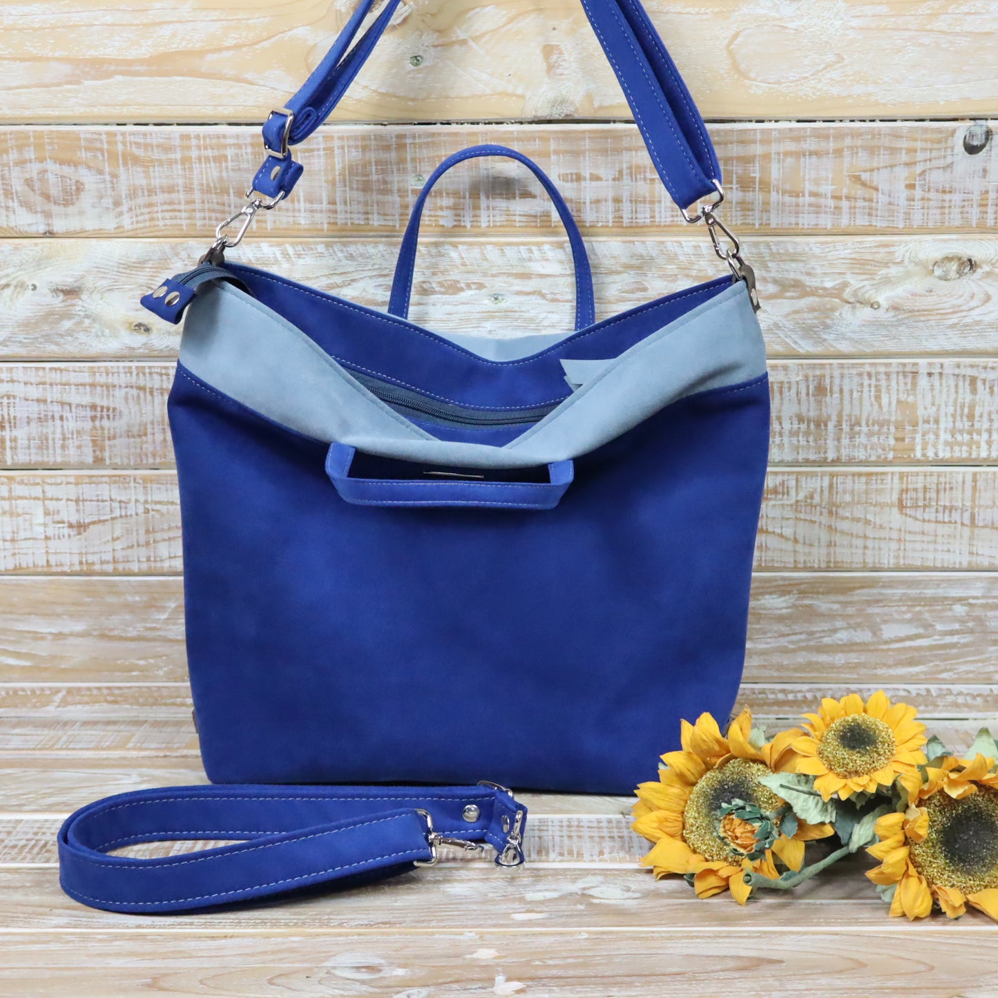 Anselma Borsa Zaino - blu