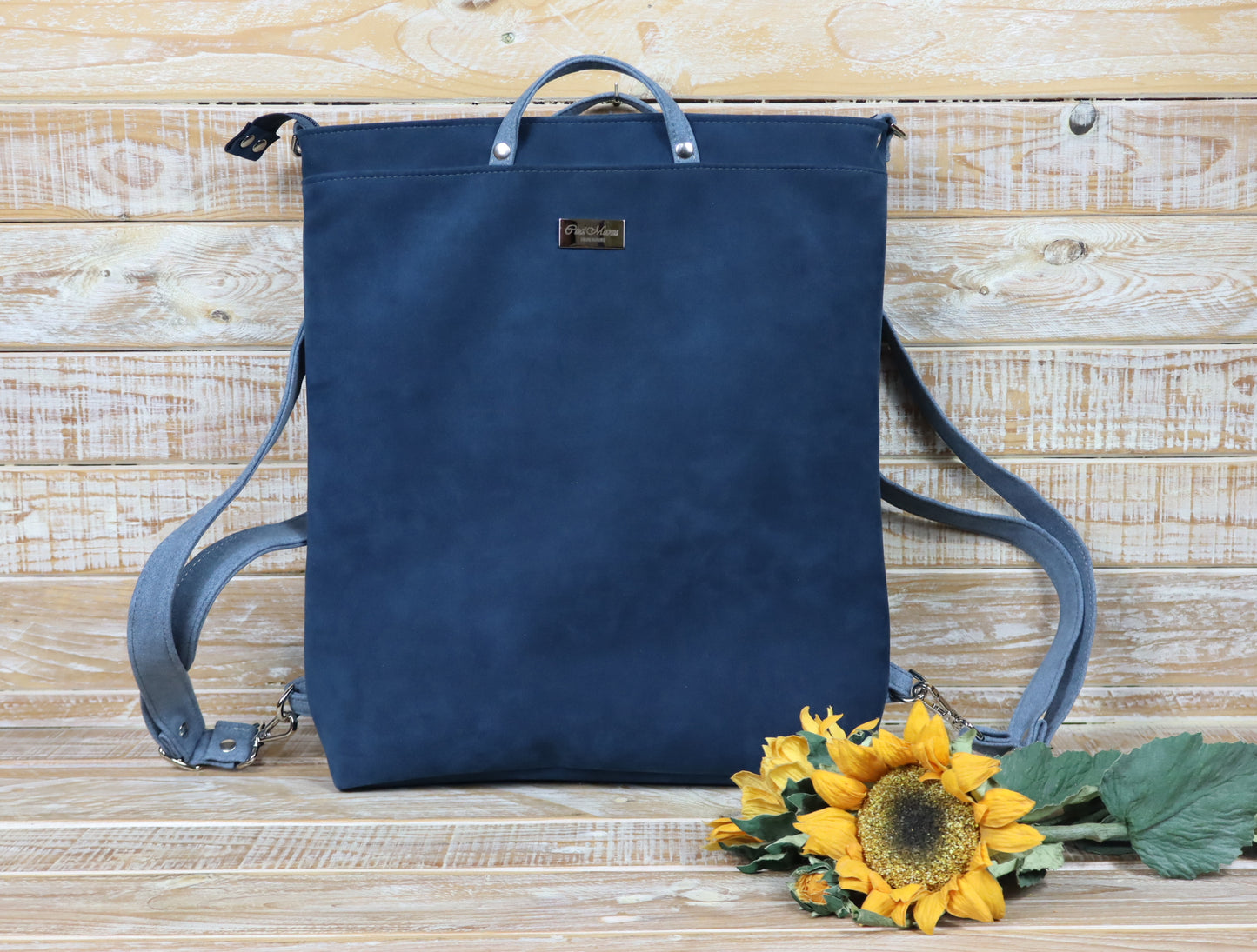 Anselma Borsa Zaino porta PC 15" blu