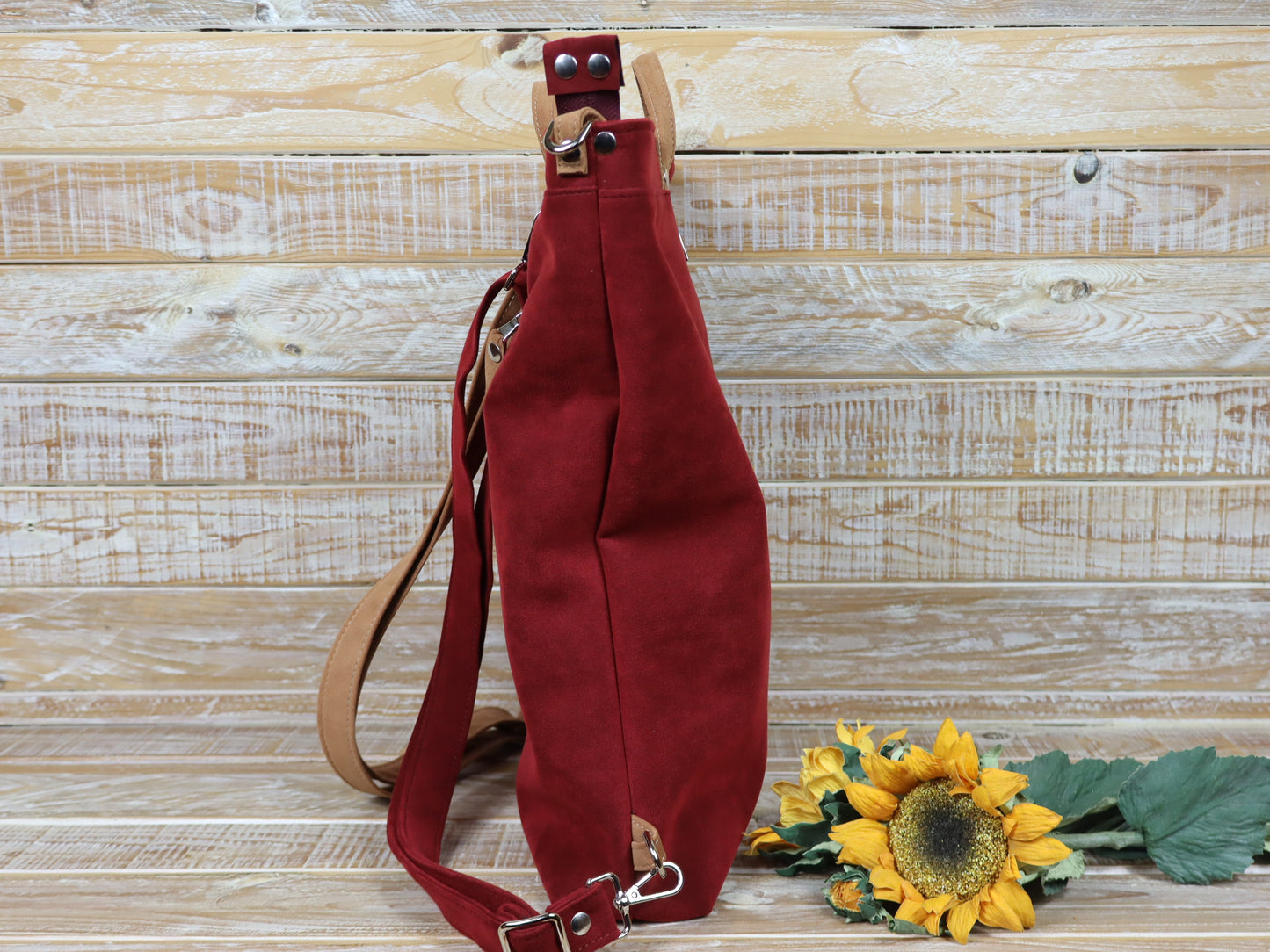 Anselma Borsa Zaino porta PC 15" rosso