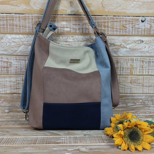 Borsa Zaino cammello carta zucchero