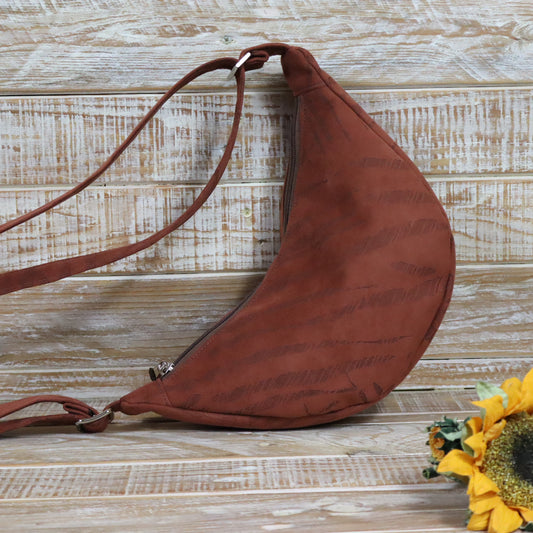 Luna  coccio foglie stilizzate