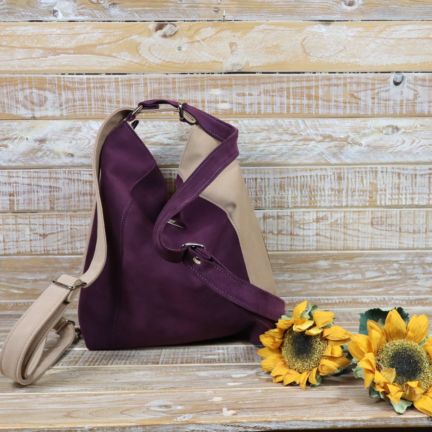 Borsa Zaino vinaccia rosa