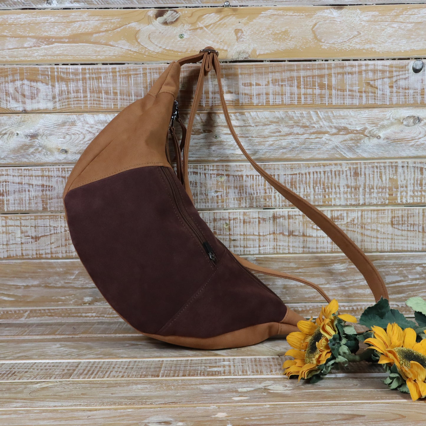 Hobo Bag coccio e cioccolato