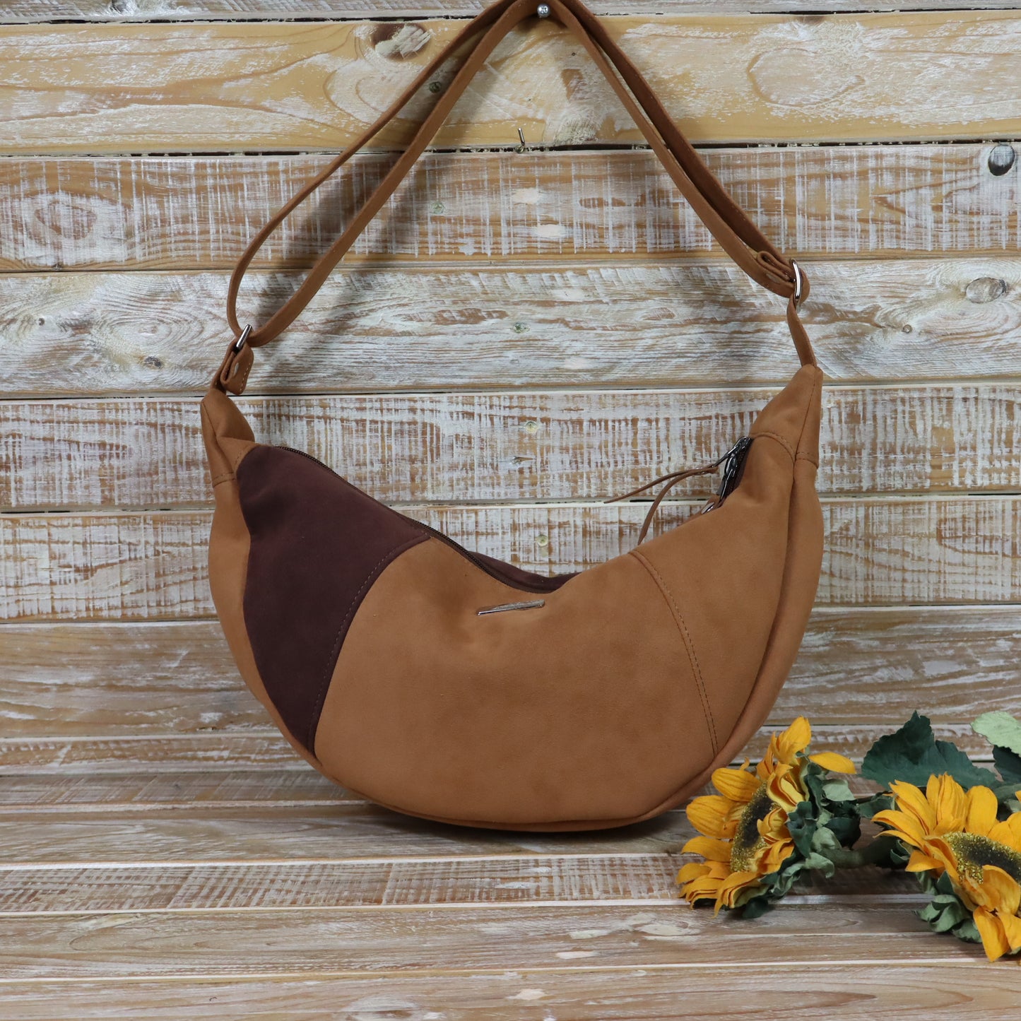 Hobo Bag coccio e cioccolato