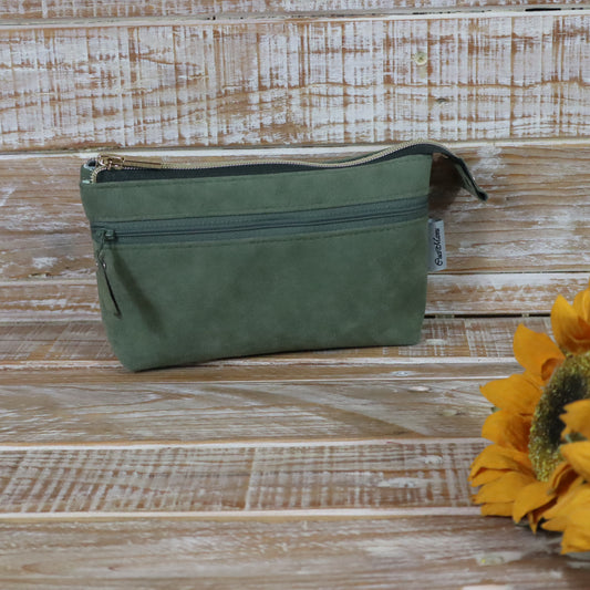 Portafoglio verde salvia