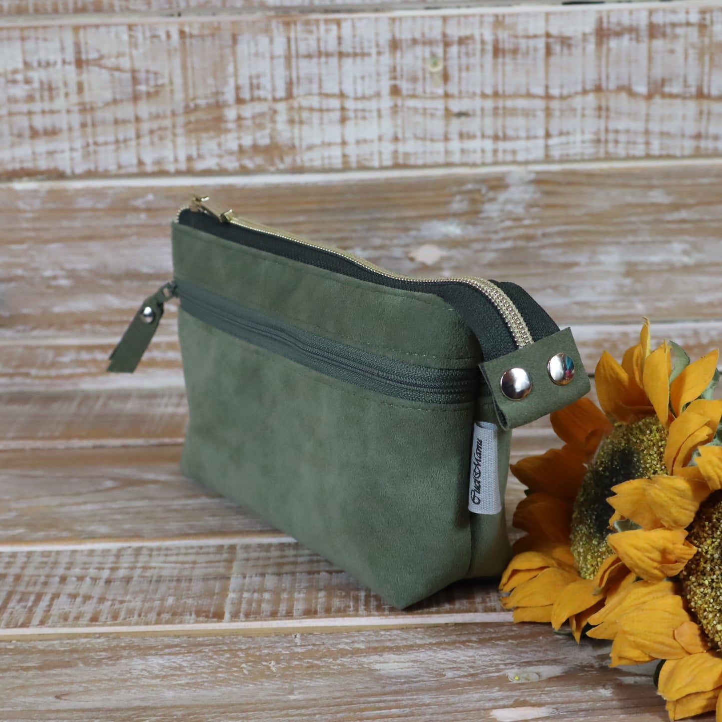Portafoglio verde salvia
