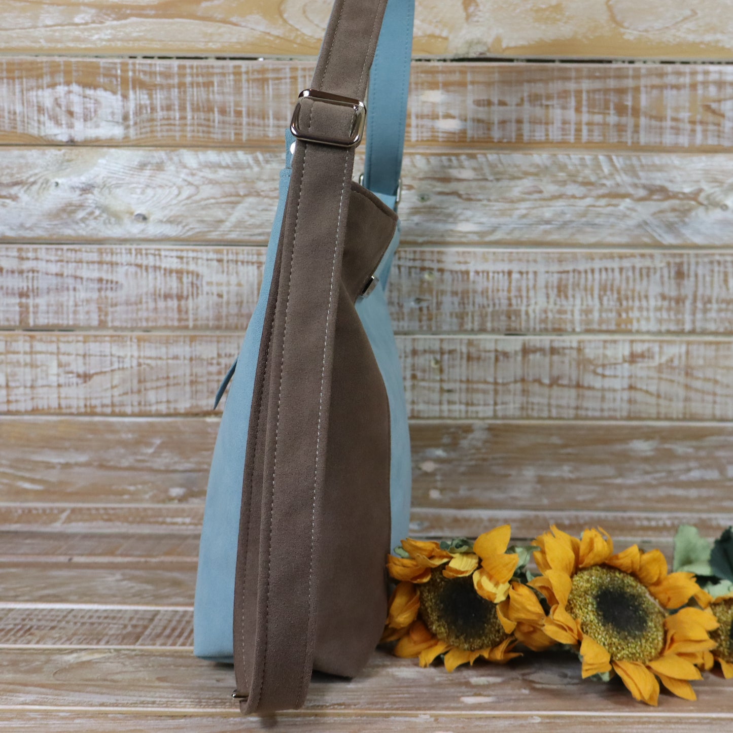 Grün Lila Rucksack Tasche