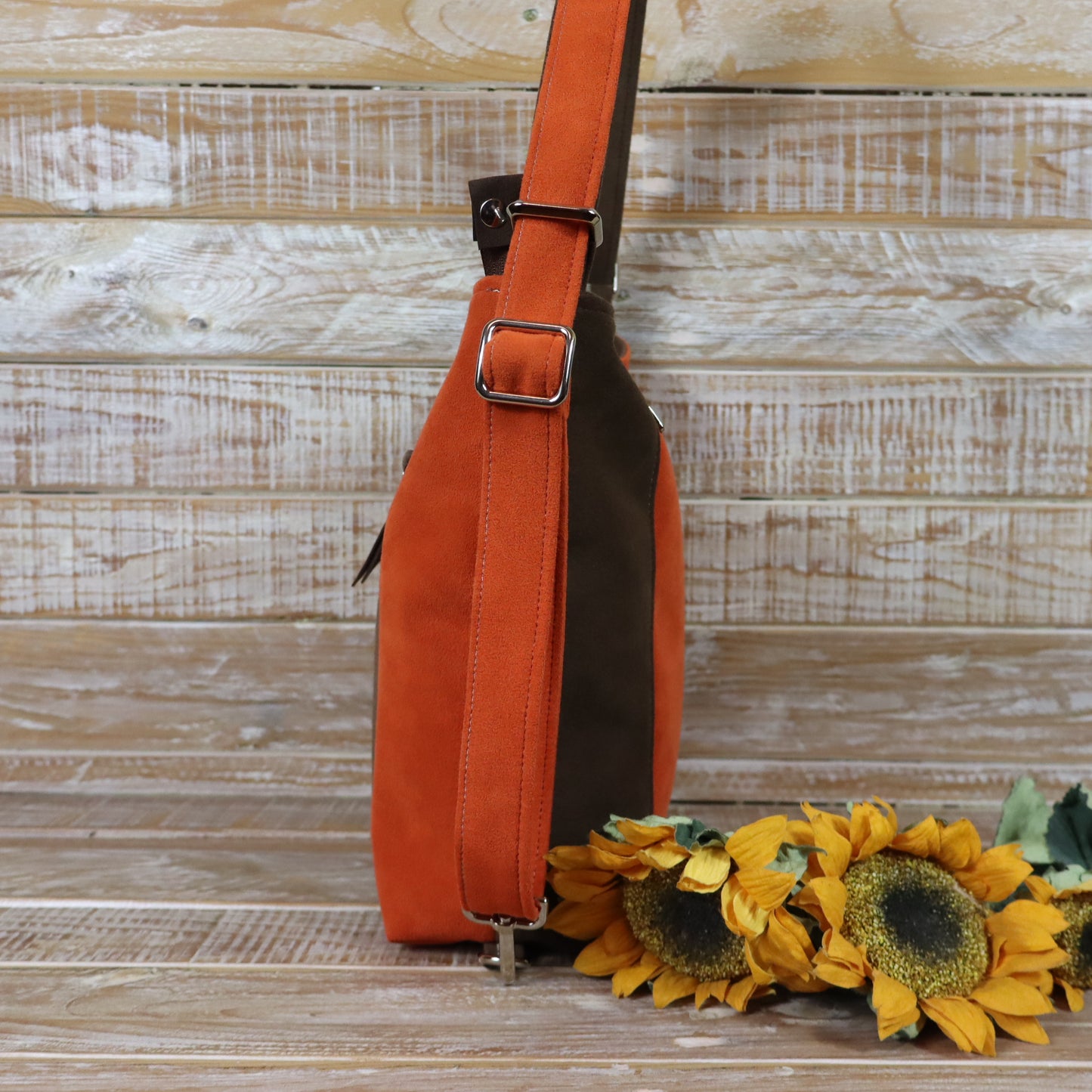 Grün Lila Rucksack Tasche