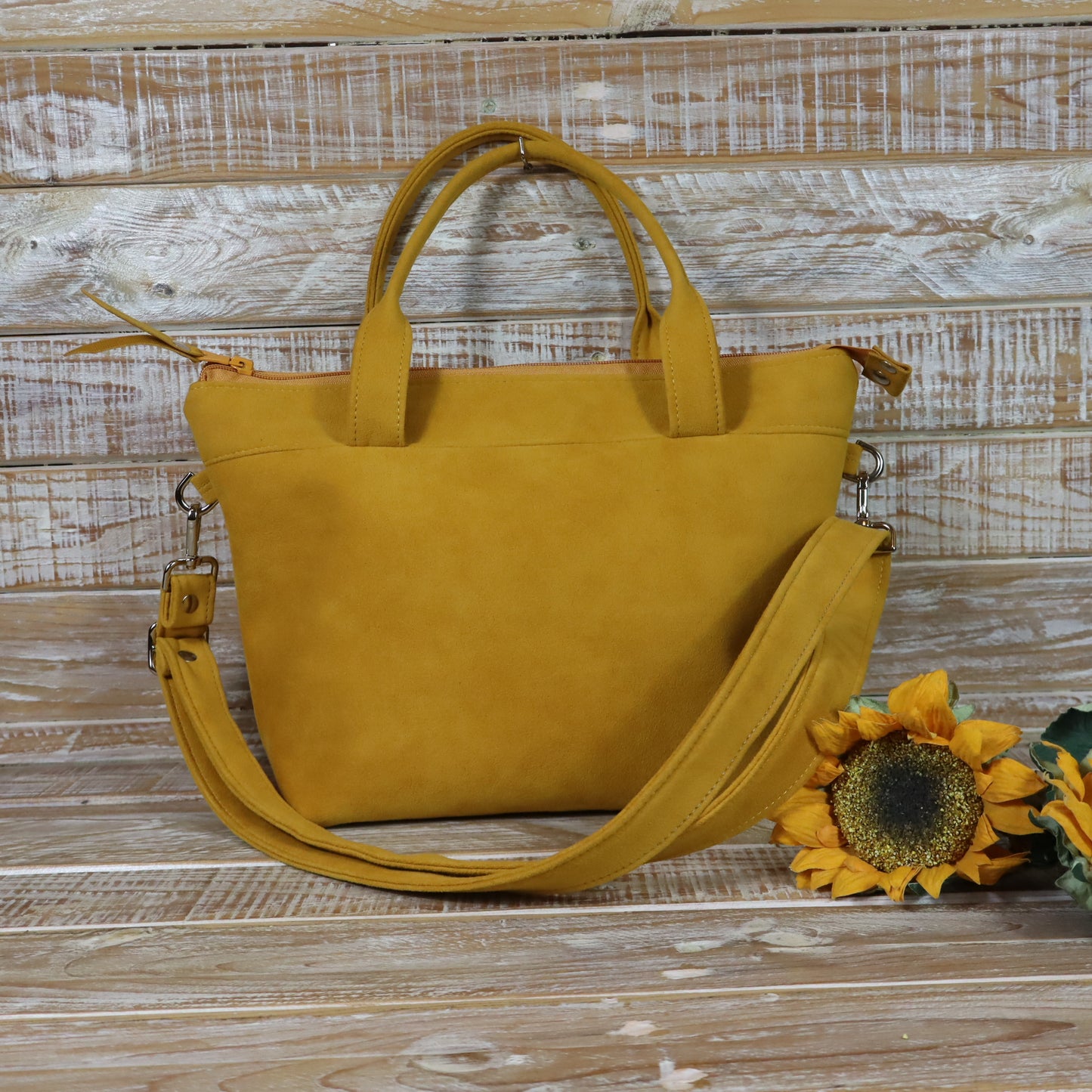 DEBORA TOTE BAG GIALLO OCRA