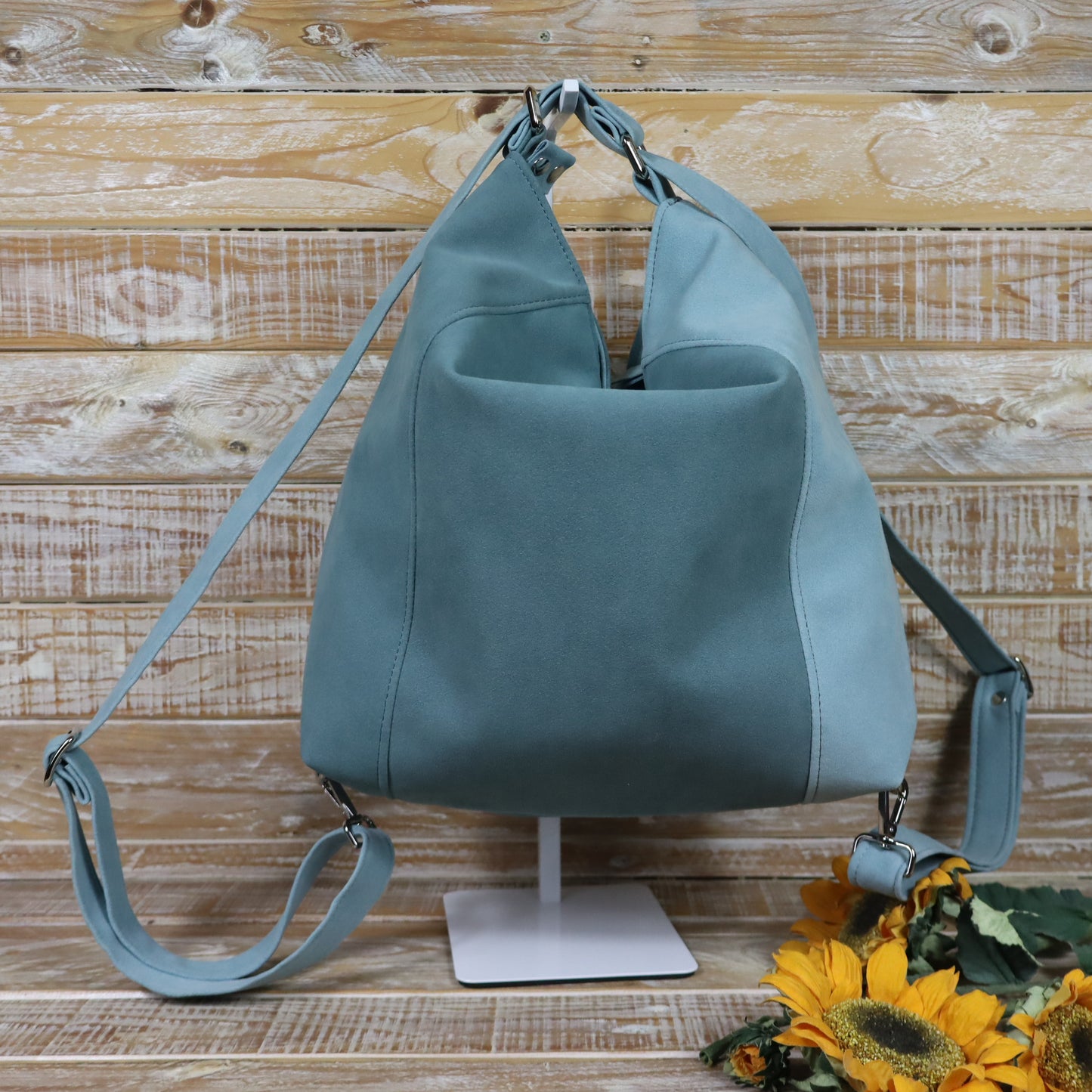 Borsa zaino Anselmina azzurro carta zucchero