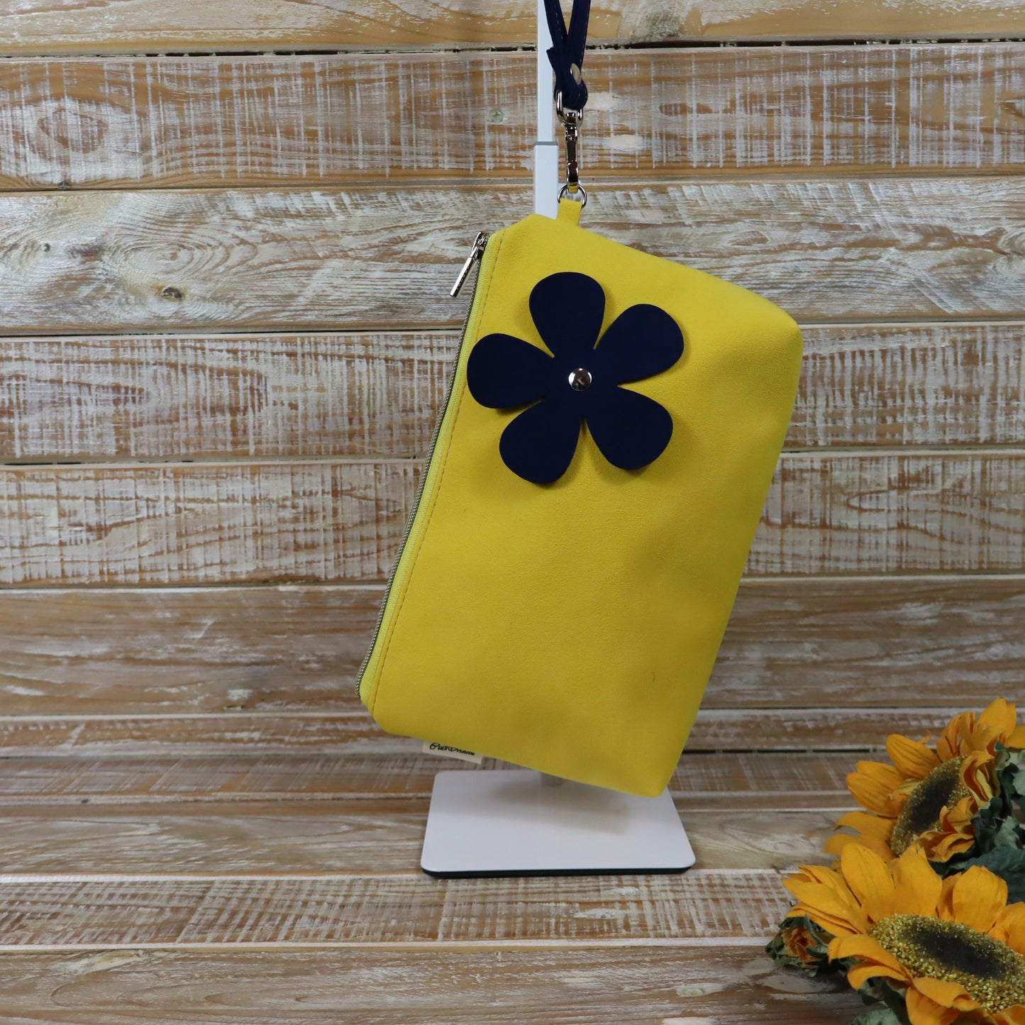 Pochette versatile giallo blu
