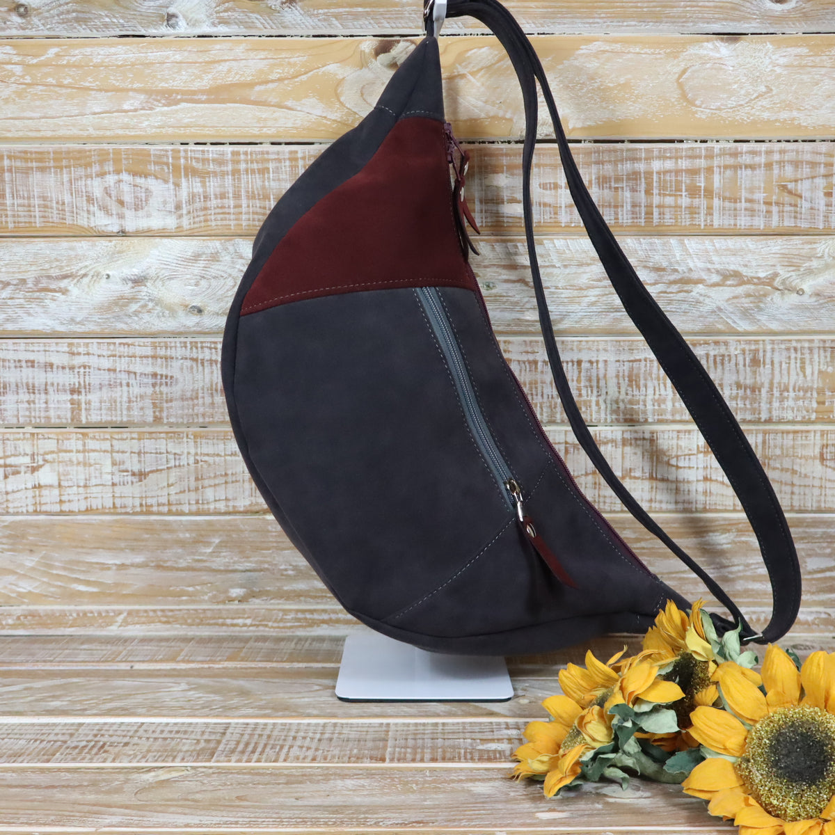 Livia grigio bordeaux
