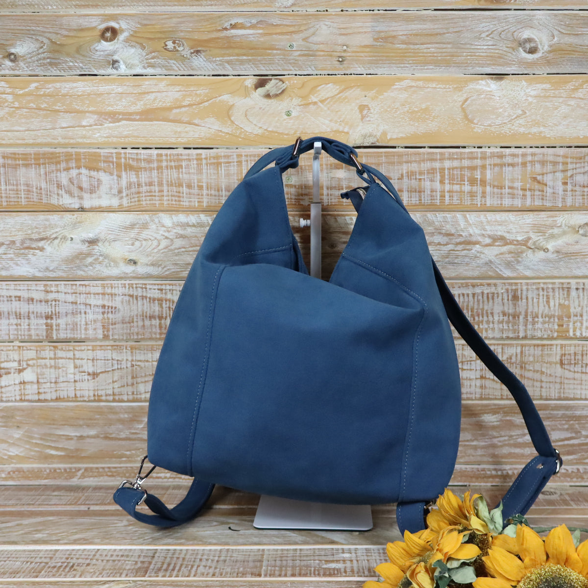 Grün Lila Rucksack Tasche