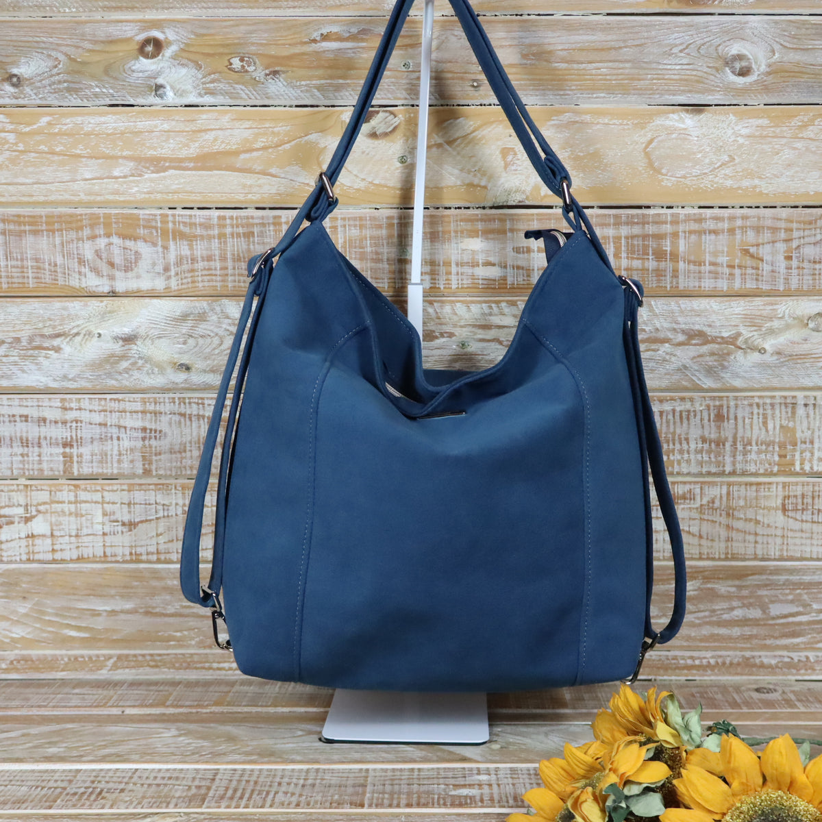 Grün Lila Rucksack Tasche