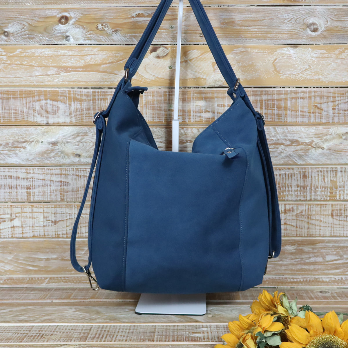 Grün Lila Rucksack Tasche