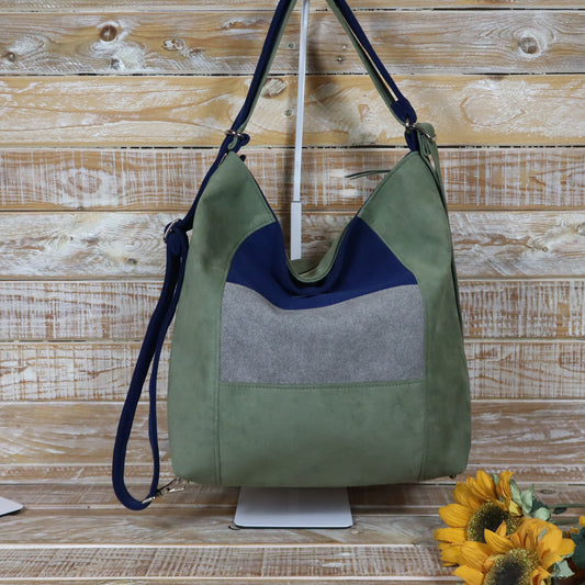 Anselma verde grigio blu