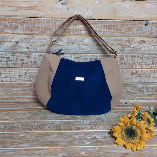 Livia Hobo Bag rosa e blu