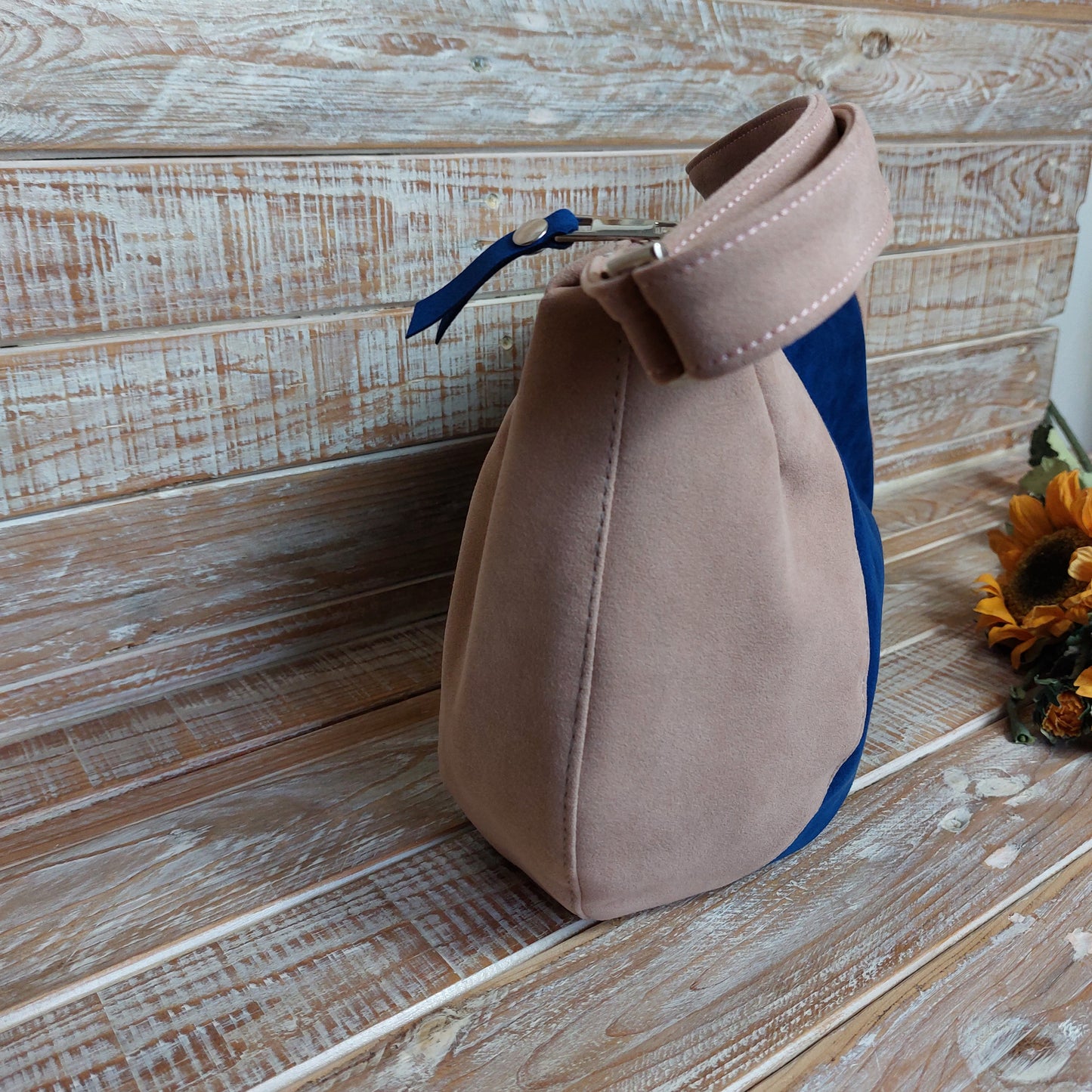 Livia Hobo Bag rosa e blu